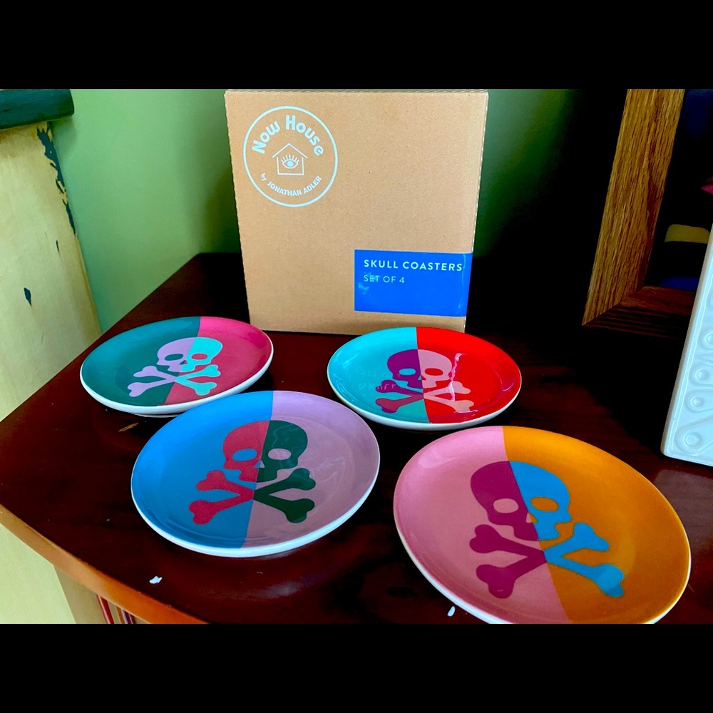 Skull Coasters by Jonathan Adler